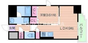 松ヶ枝町プライマリーワンの物件間取画像